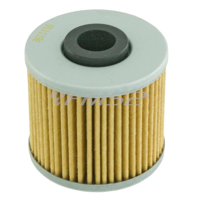 Filtro olio motore RMS per maxi scooter Kymco  downtown 125-200-300 4t prodotti dal 2009 in poi - rif.originale 00115058 - 1541a-lea7-00, ricambio 100609480