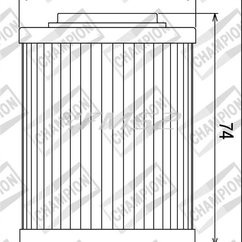 Filtro olio cof052 etv-rsv1000, ricambio 100609585