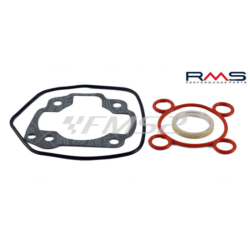 Guarnizioni smeriglio RMS per gruppo termico codice 100080230 con diametro 47 mm (cilindrata 75 cc) per scooter con motore Minarelli orizzontale, ricambio 100689590
