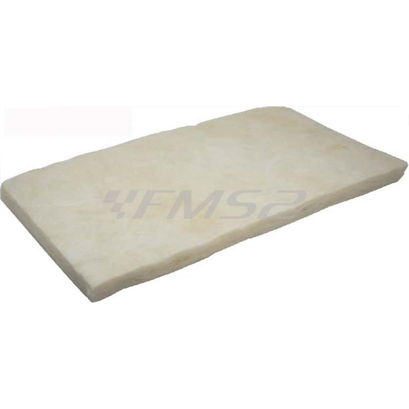 Foglio di lana roccia per silenziatori marmitta  scooter (RMS), misure prodotto: 600x320x30mm, ricambio 100720030