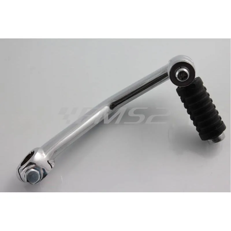 121530041 Pedale leva messa in moto RMS in metallo cromato argento per scooter e maxi scooter con motore Piaggio Gilera 2t