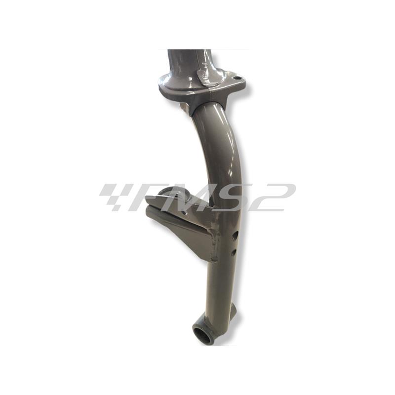 Forcella anteriore RMS verniciata grigio senza accessori per Piaggio Vespa 50 Special,R,L,N, e Vespa 125 primavera e ET3 125 cc, ricambio 121570820