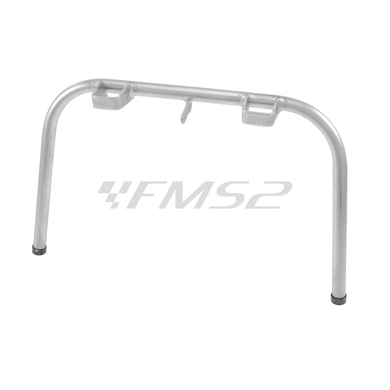 Cavalletto centrale RMS zincato senza gommini per Piaggio Vespa 50 1° serie con ruote da 2.75-9, ricambio 121610830