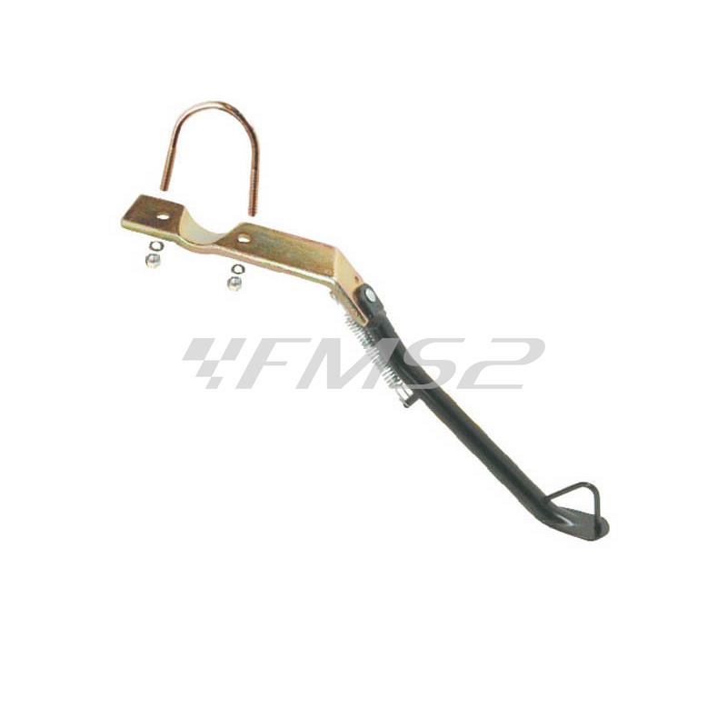 Cavalletto laterale RMS di colore nero per scooter 50 Piaggio Liberty. lunghezza zampa 230mm, ricambio 121630070