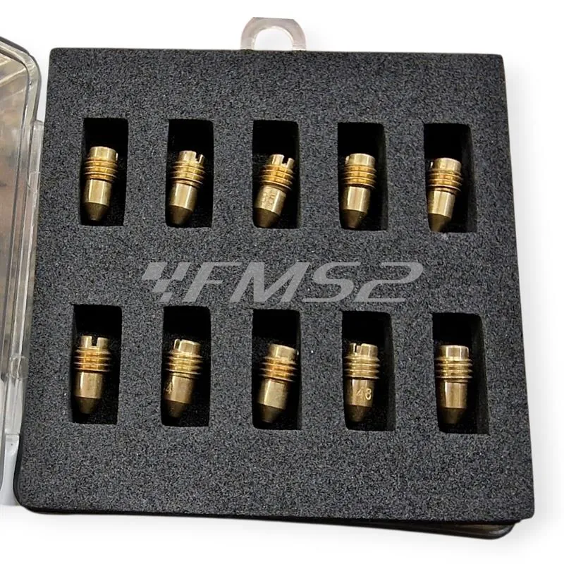 Kit 10 getti minimo 30-50 RMS Evok 121681024 per carburatore Dell'Orto PHBG e PHDG tutte le versioni