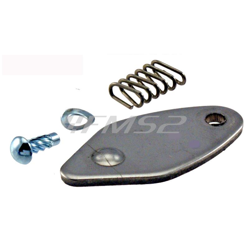 Kit sportellino per serratura bloccasterzo RMS Piaggio Vespa 50-125 Primavera-125 ET3, ricambio 121790182