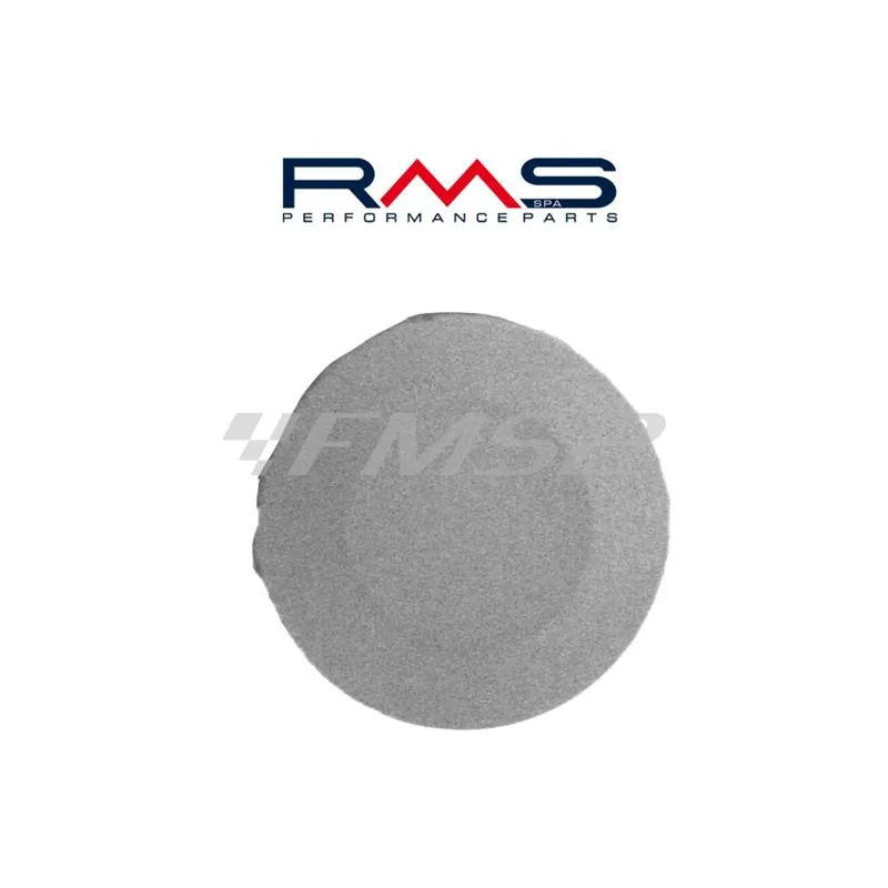 Tappo in gomma RMS di colore grigio per mozzo anteriore Vespa 50-125 Primavera-125 ET3-PK50-125 1° serie, ricambio 121830290
