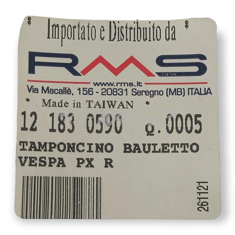 Tamponcino bauletto vespa px, ricambio 121830590