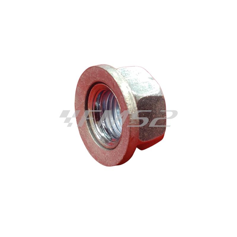 Dado RMS con rondella girevola m12x1,25mm per scooter e maxi scooter Piaggio Gilera 125-150-180 2t e 4t, ricambio 121850280