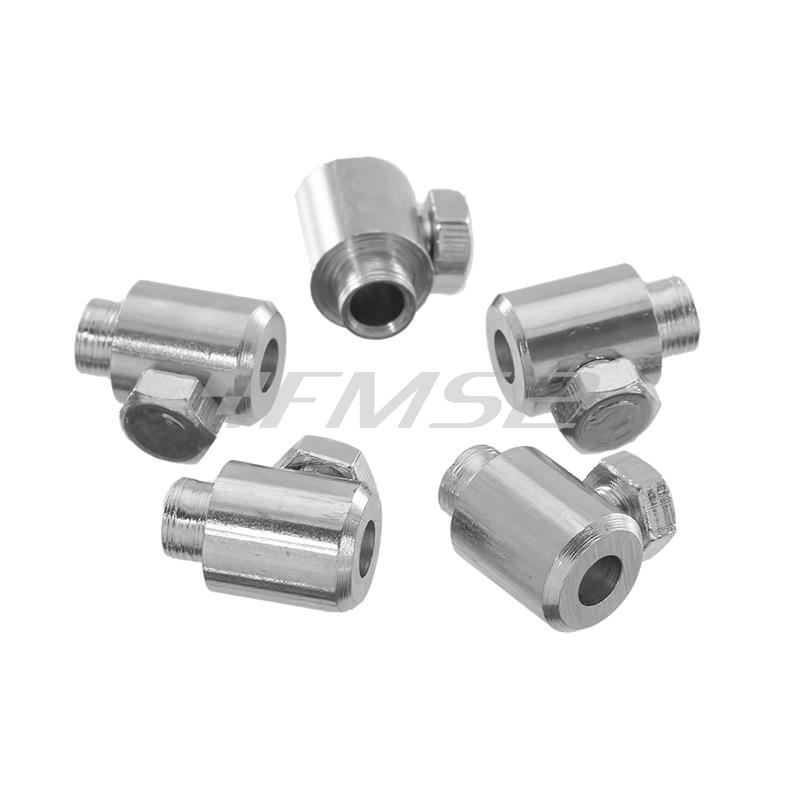 Morsetto RMS con vite laterale x serraggio filo frizione con diametro da 2,5mm, ricambio 121858020