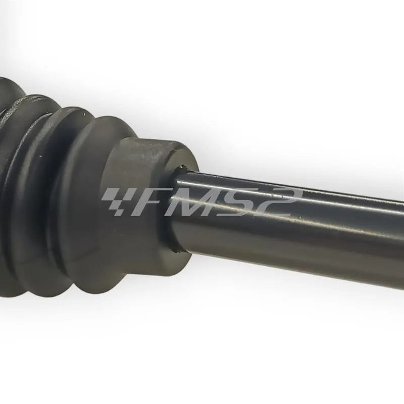 122760060 Specchio retrovisore sinistro RMS in plastica nera per scooter Gilera Typhoon, Storm e Piaggio Nrg, Ntt, Nrg Mc2 50 cc prodotti fino al 1998