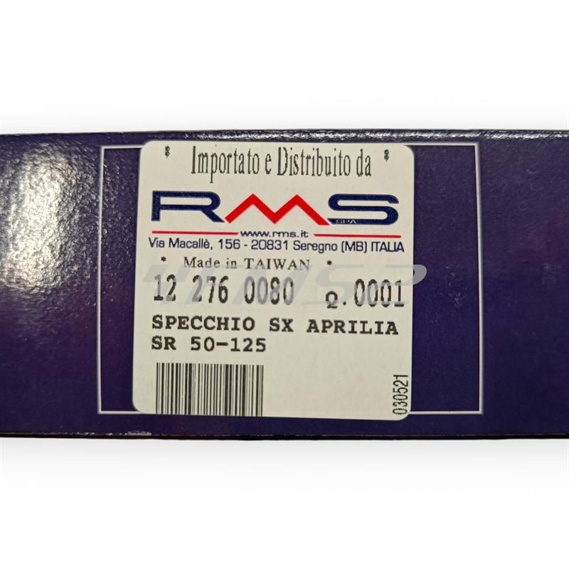Specchio sx aprilia sr 50-125, ricambio 122760080