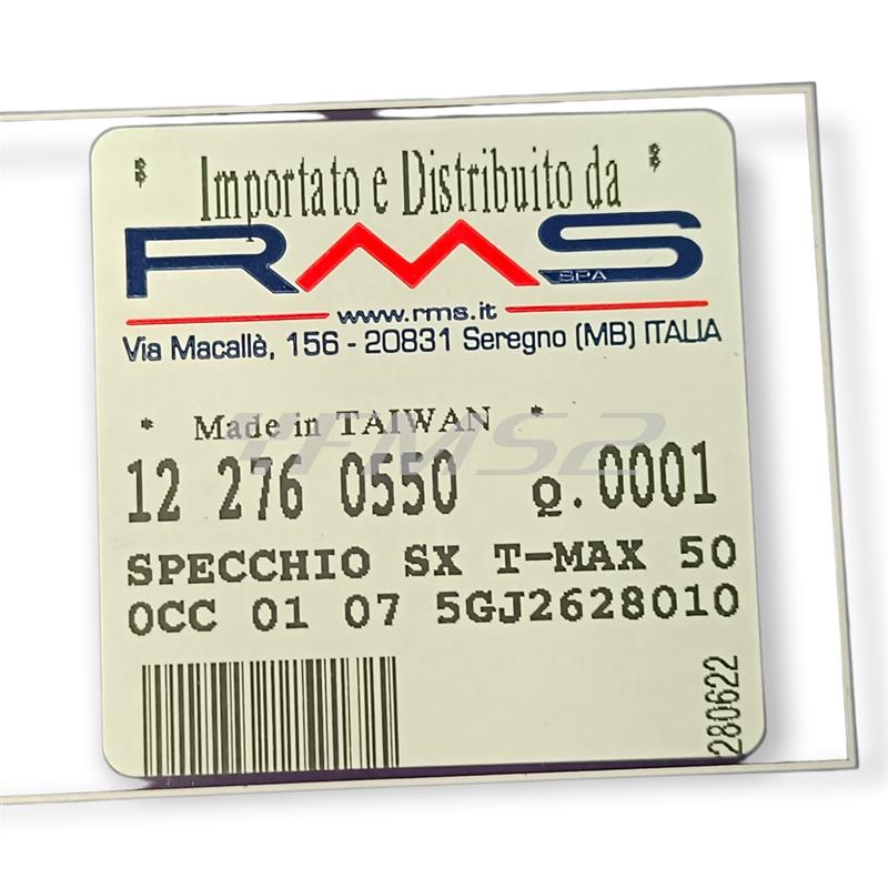 Specchio sx t-max 500cc 01/07, ricambio 122760550