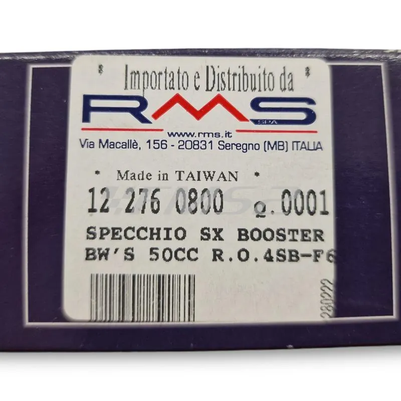 Specchio sx booster/bw's 50cc, ricambio 122760800