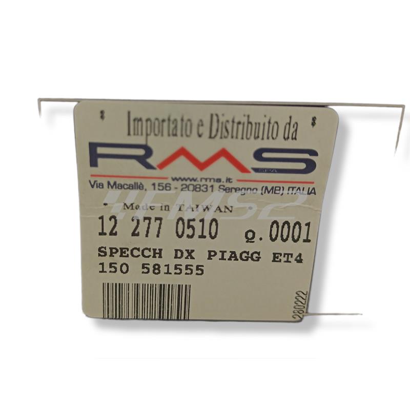 Specch dx piagg et4 150, ricambio 122770510