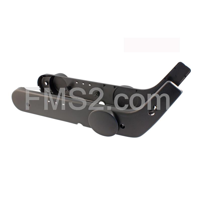 Coppia coperture fiancatine laterali in plastica nera RMS per ciclomotore Piaggio ciao con variatore, ricambio 142560100