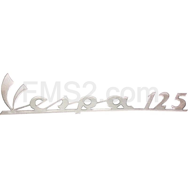 Scritta in alluminio per Vespa (RMS, Kenda, Duro), ricambio 142720250