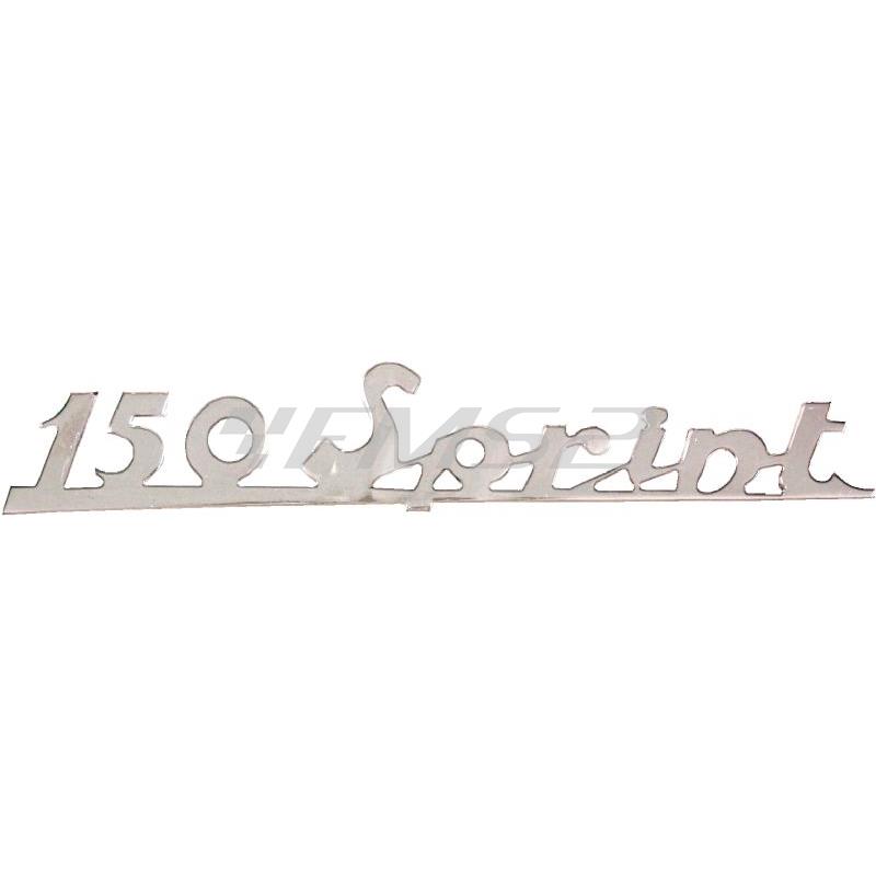 Targhetta 150 sprint in alluminio per Vespa, ricambio 142720270