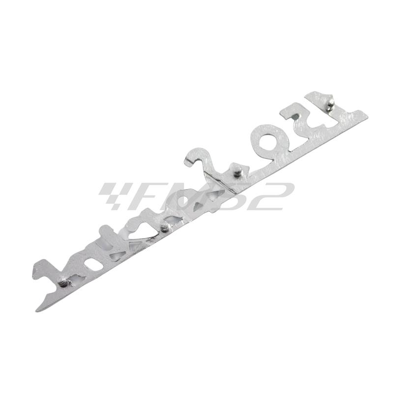 Targhetta 150 sprint in alluminio per Vespa, ricambio 142720270