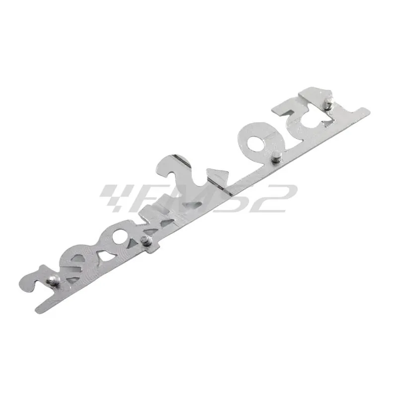 142720280 Targhetta 150 super in alluminio per Vespa