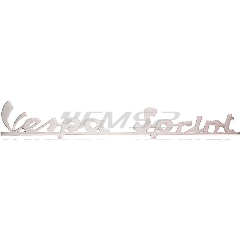 Targhetta Vespa sprint in alluminio per Vespa, ricambio 142720300