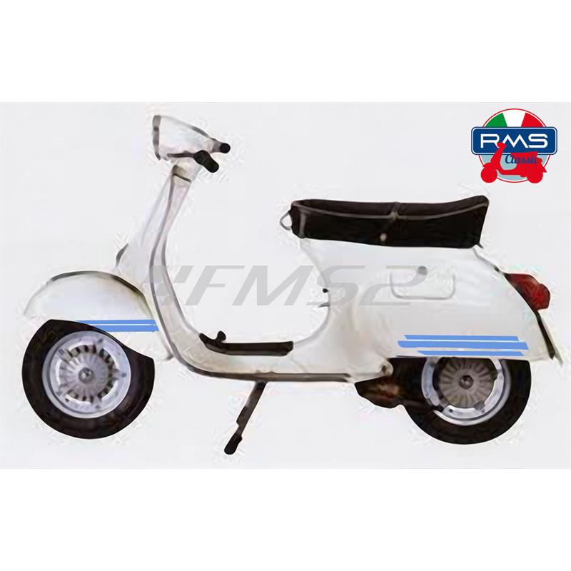 Serie strisce adesive Electronic per Piaggio vespa 125 ET3 125 cc colore originale, ricambio 142721100