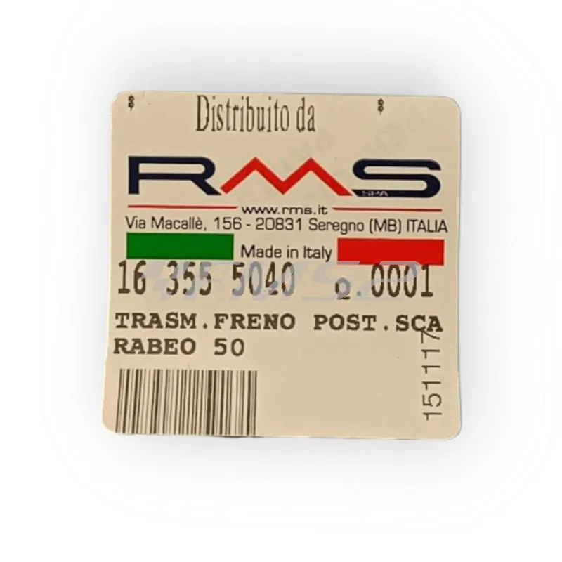 163555040 Trasmissione freno post.scarabeo 50