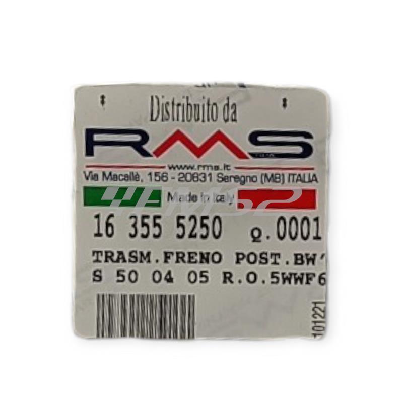 Trasmissione completa RMS freno posteriore scooter MBK Booster e Yamaha BW'S  50 prodotti dal 2004 in poi, ricambio 163555250