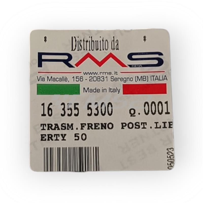 Trasmissione freno posteriore scooter 50 Piaggio Liberty 50 r.o. 2560006, ricambio 163555300