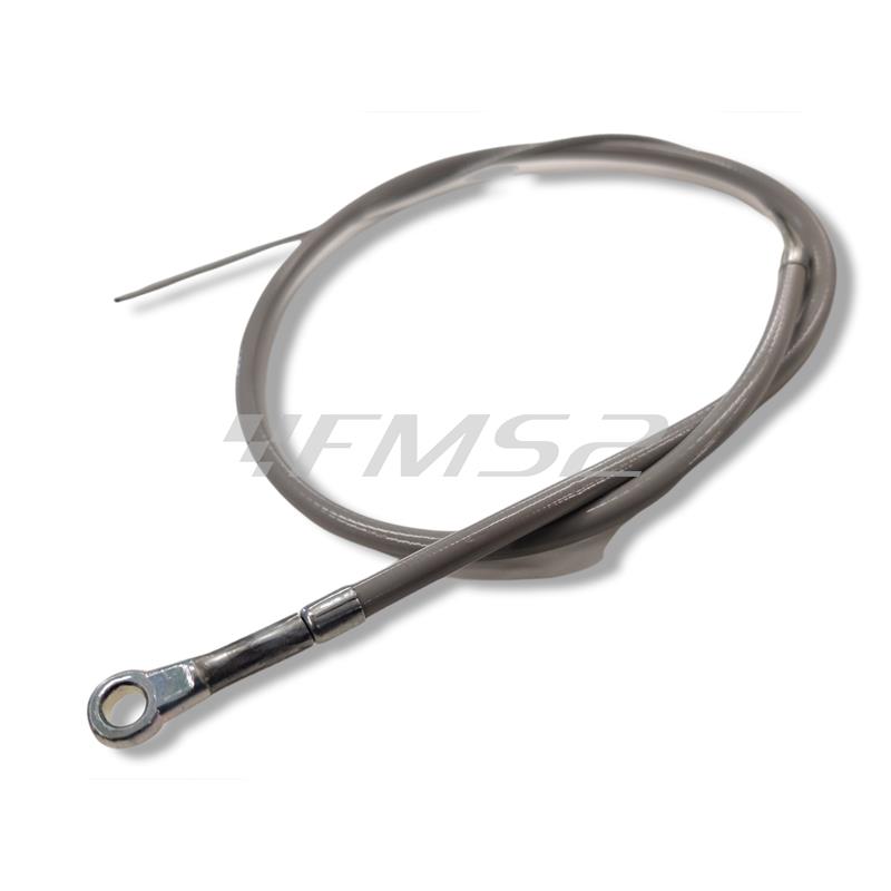 Kit trasmissioni fili e guaine RMS con teflon per Piaggio Vespa PX 125 e 150 con freno a disco anteriore, ricambio 163620120