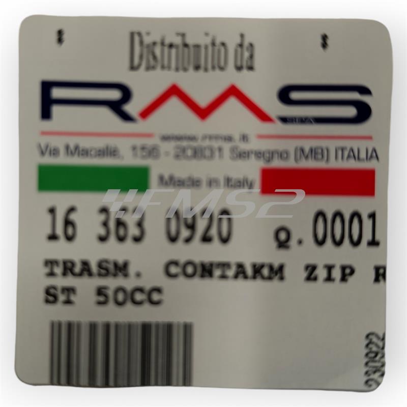 Trasmissione contachilometri completa RMS per scooter 50 Piaggio zip rst rif. Originale Piaggio 581682, ricambio 163630920