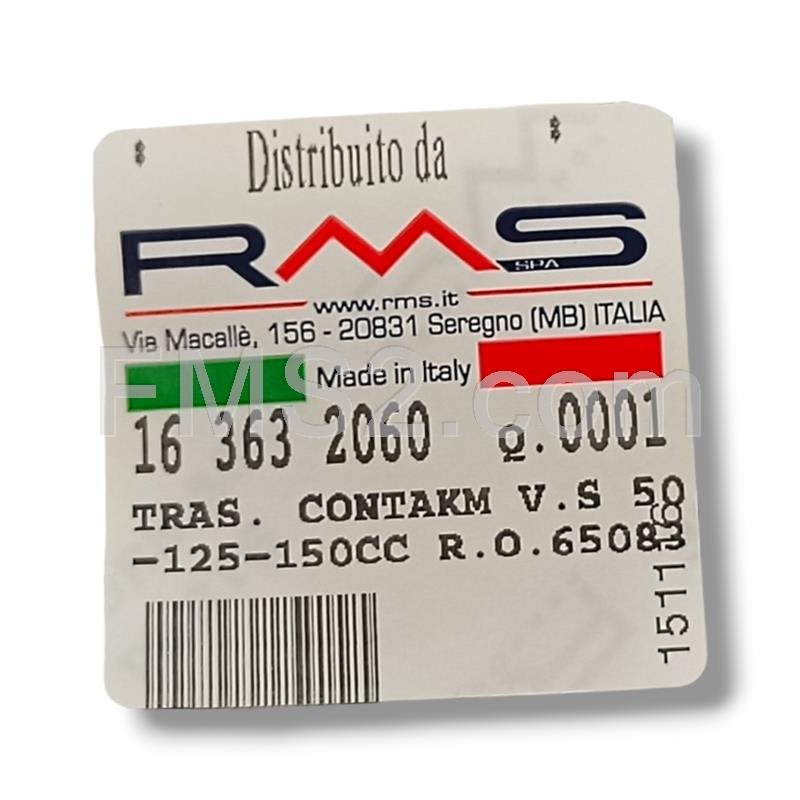 Trasmissione contachilometri completa RMS per Piaggio Vespa S 50 cc, 125 cc, e 150 cc, ricambio 163632060