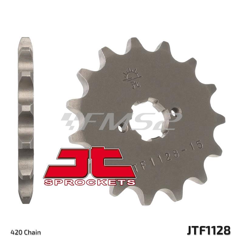 Pignone JT Sprockets codice JTF1128.14 con 14 denti per motori derbi D50B0, ricambio 163720024