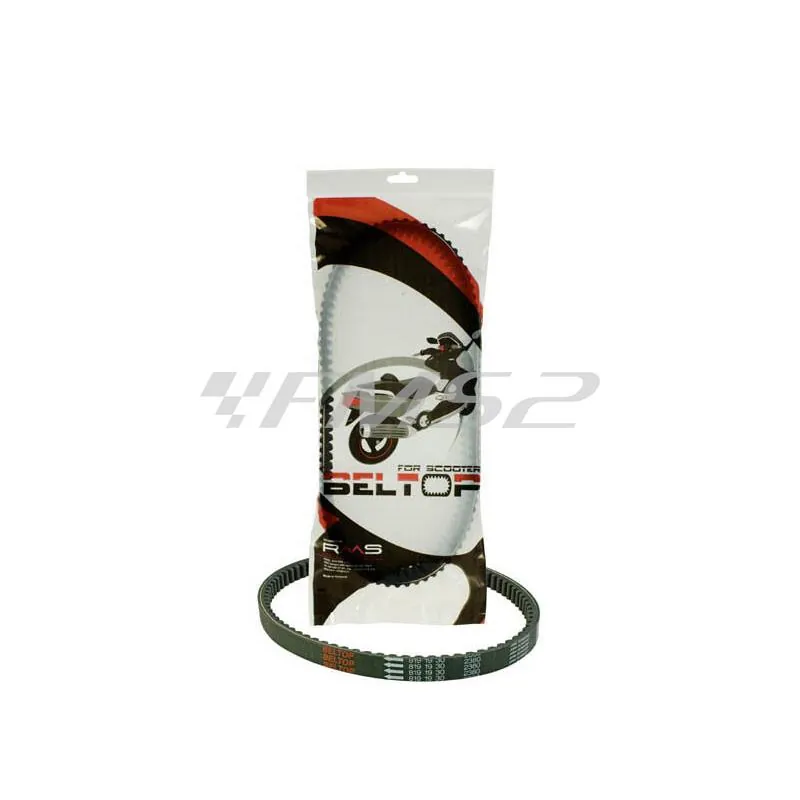 Cinghia di trasmissione RMS beltop in kevlar per maxi scooter Kymco 125 e 150 4t - rif.originale 00127540, ricambio 163750443