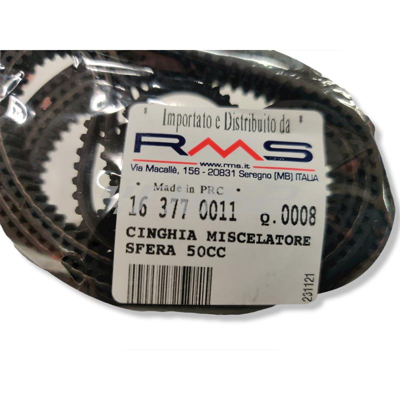 Cinghia miscelatore sfera 50cc, ricambio 163770011