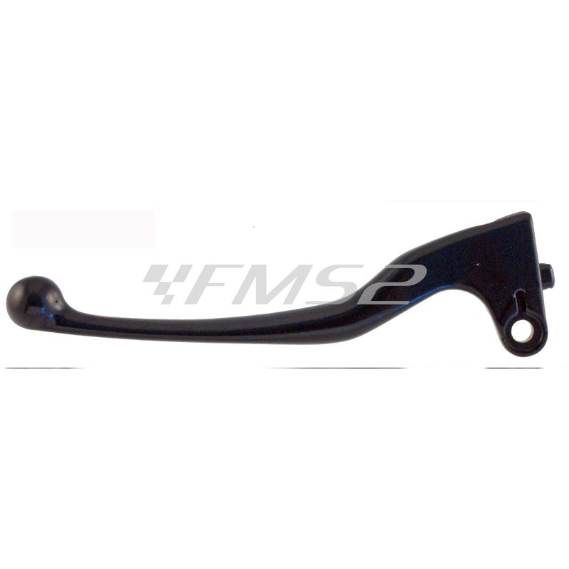 Leva freno sinistra RMS in alluminio di colore nero per scooter Malaguti F12r 50cc prodotti dal 2007 al 2008, ricambio 184100671