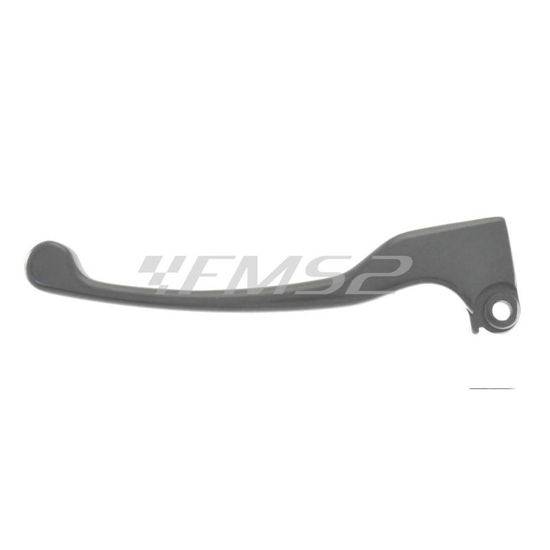 Leva frizione sinistra RMS in alluminio di colore grigia scuro per Piaggio Vespa FL2 HP e FL 50 e 125 cc prodotte dal 1989 al 1997, ricambio 184100971