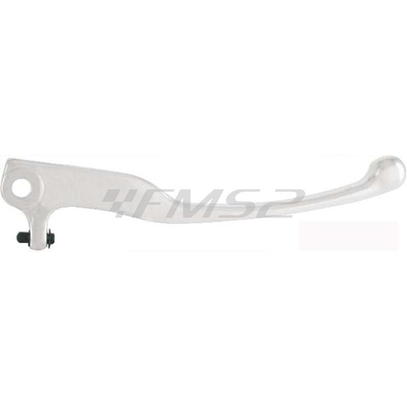 Leva freno anteriore destra RMS in alluminio cromato per scooter 50 e maxi scooter Aprilia, ricambio 184120061