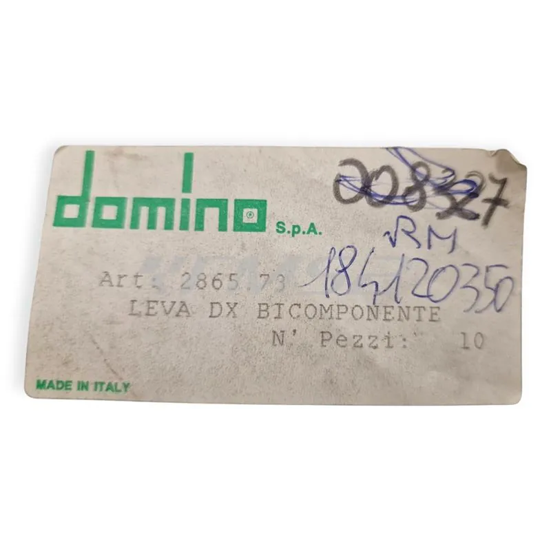 184120350 Leva freno destra Domino bicomponente nera/grigia per Piaggio SI dal 1994 – OEM Piaggio 560466