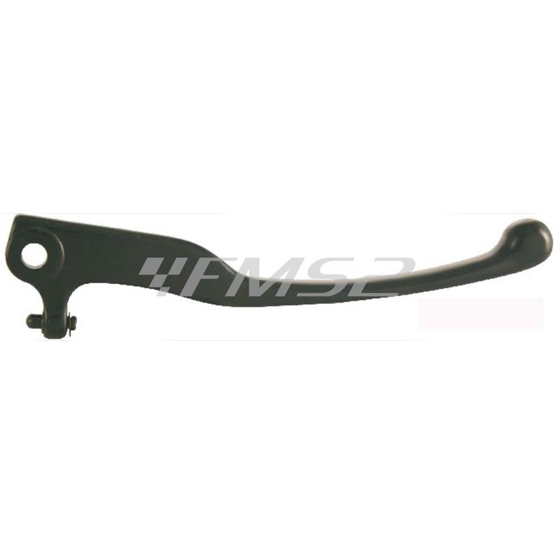 Leva freno destra RMS in alluminio di colore nero per scooter 50 e maxi scooter Aprilia SR 50-125-150-ditech- r.o.ap8218549, ricambio 184120501