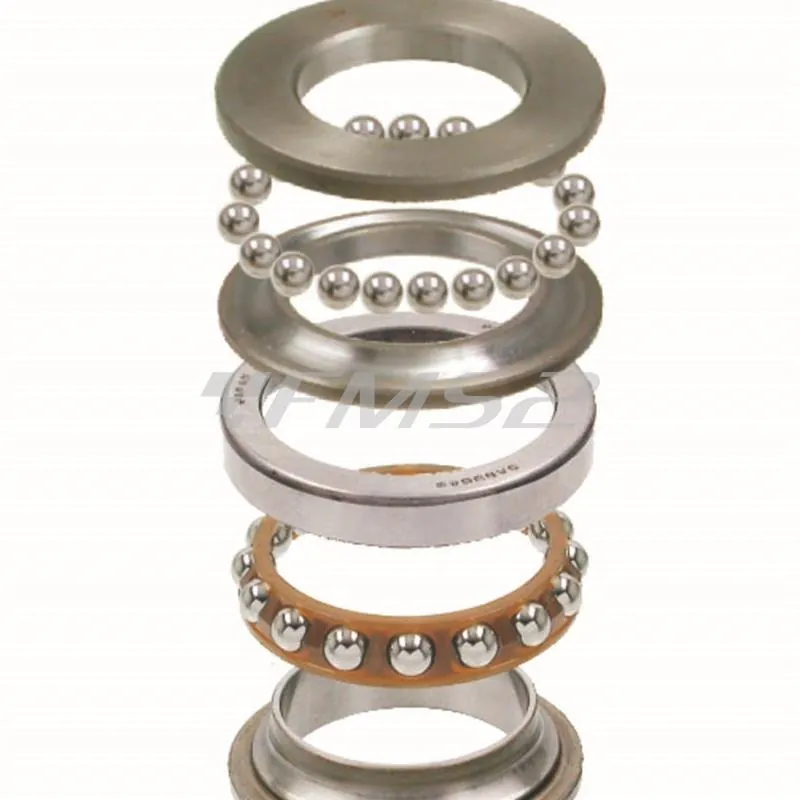 Serie calotte sterzo inferiore e superiore RMS per scooter MBK e Yamaha 50-100-125-150, ricambio 184220280