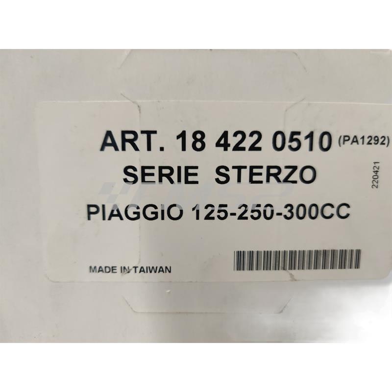 Serie sterzo piaggio x7 125cc, ricambio 184220510