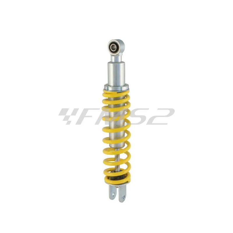 Ammortizzatore posteriore reg.F15 cromato molla gialla, ricambio 204550150