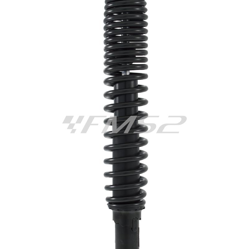 Ammortizzatore posteriore RMS regolabile precarico molla e dalla forma tipo originale per maxi scooter Piaggio Beverly 400 e 500 cc 4 tempi, ricambio 204550651