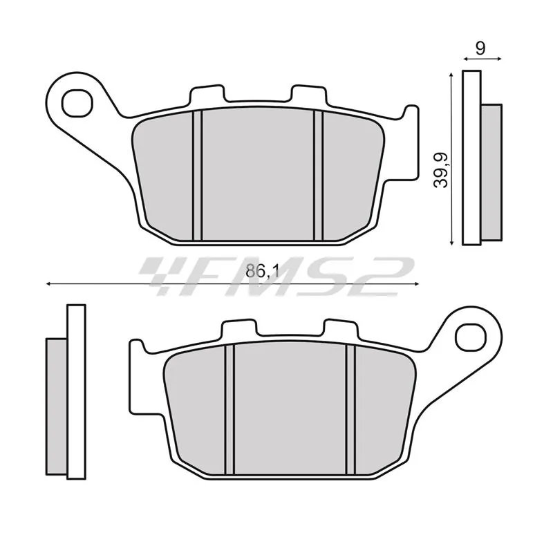 Past post rms org honda x-adv, ricambio 225103520