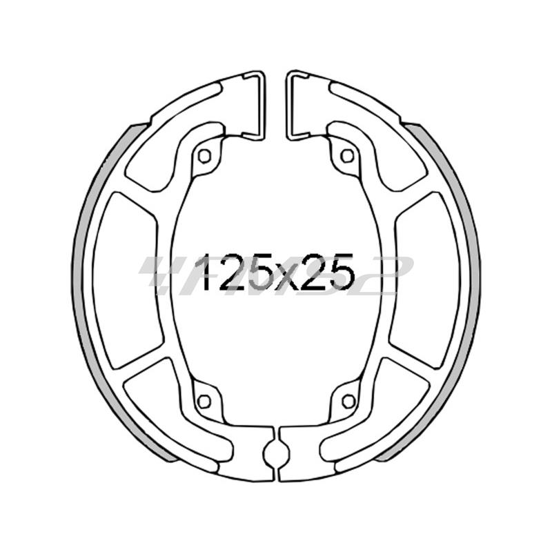 Ganasce freno posteriori Honda Sh 125-150cc, codice 225120471