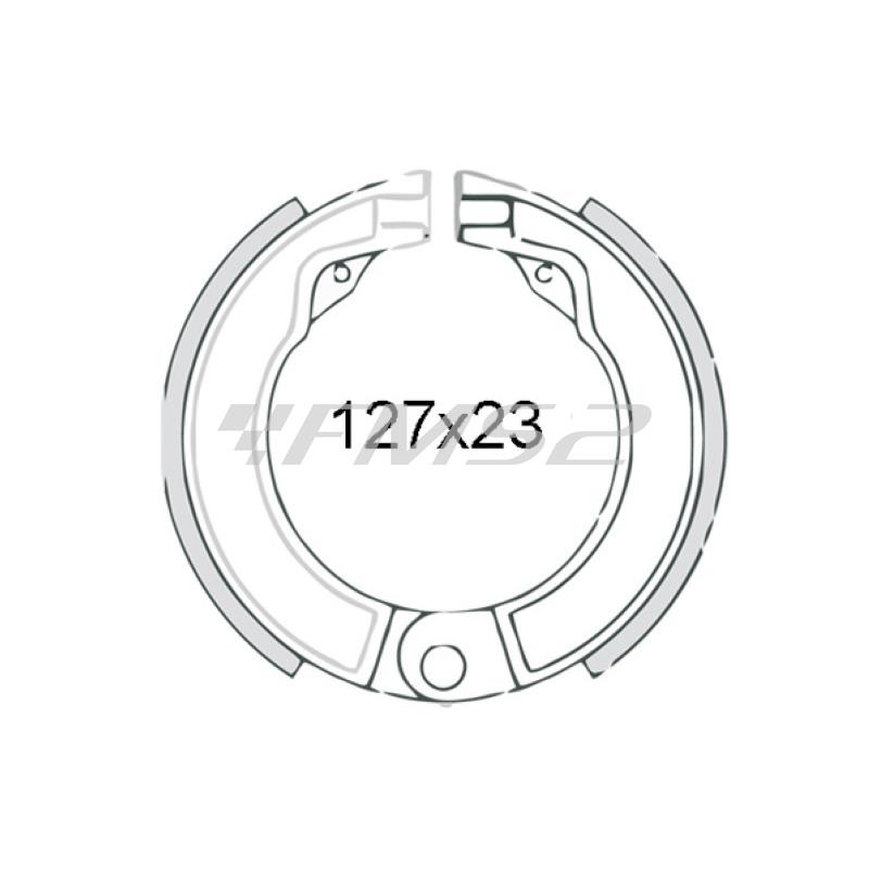 Ganasce freno posteriori Piaggio Vespa 125-150cc 1951/1962 078170, codice 225120551