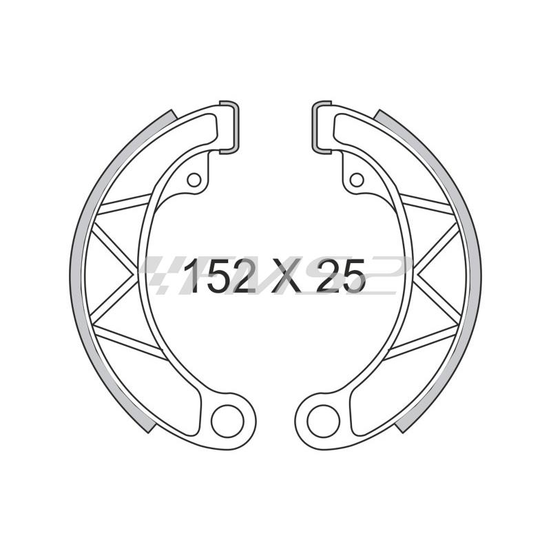 Ganasce freno Lambretta, codice 225120601