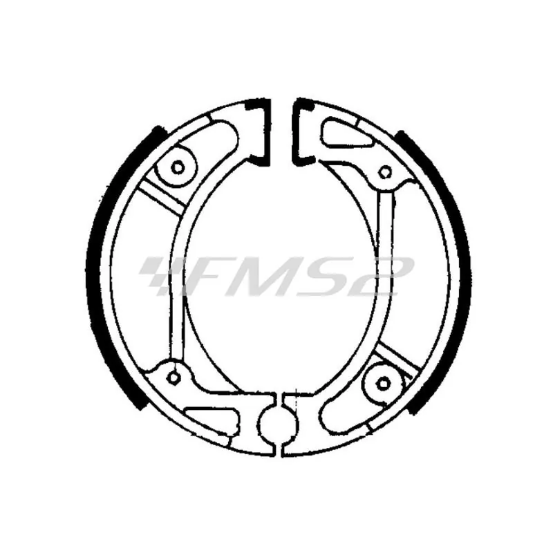 Ganasce Freno FSB714, codice 225129014
