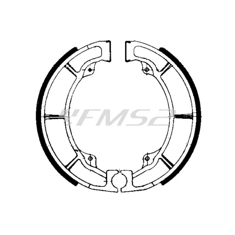 Ganasce Freno FSB718, codice 225129018
